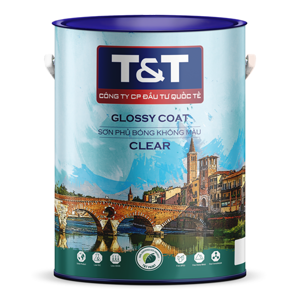 Sơn phủ bóng không màu - GLOOSY COAT- CLEAR